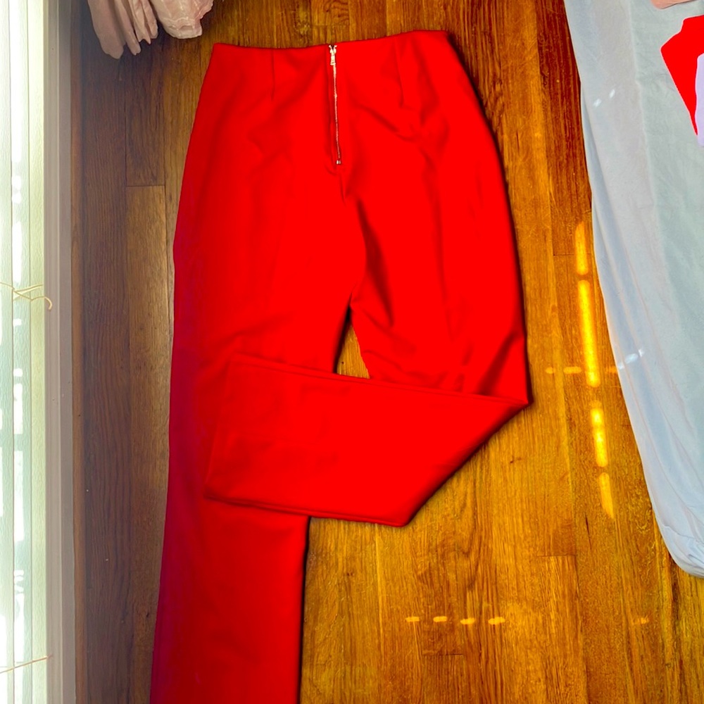 Tiger Mist red pants